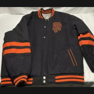 Reversible SF Giants MLB jacket - reverse sewn 2XL